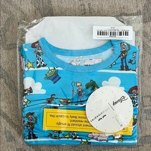 Little sleepies Disney Toy Story Blue Pajama shorts set